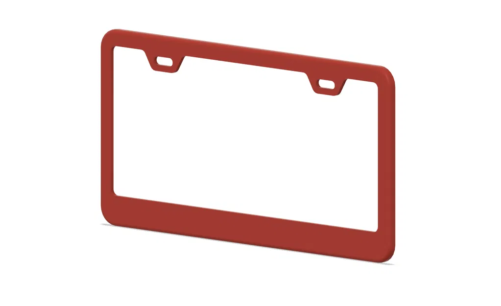 Khung Viền Biển Số Trống (License Plate Frame Blank) - Image 1