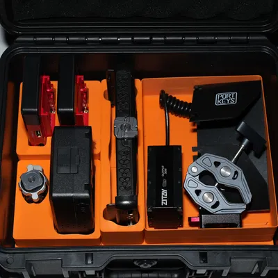 Khay Gridfinity cho SHIMBOL TP mini video transmission (lưới 42mm)