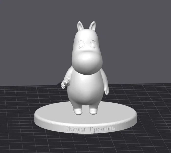 Moomin – Đứng trên bệ đỡ - Image 1