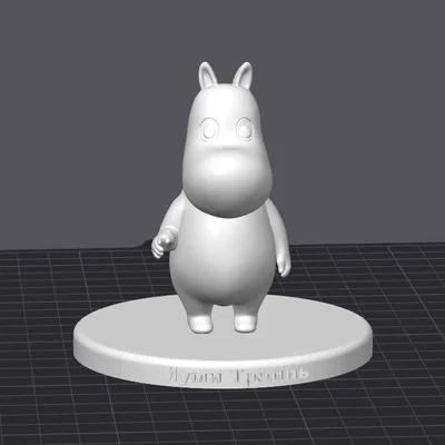 Moomin – Đứng trên bệ đỡ