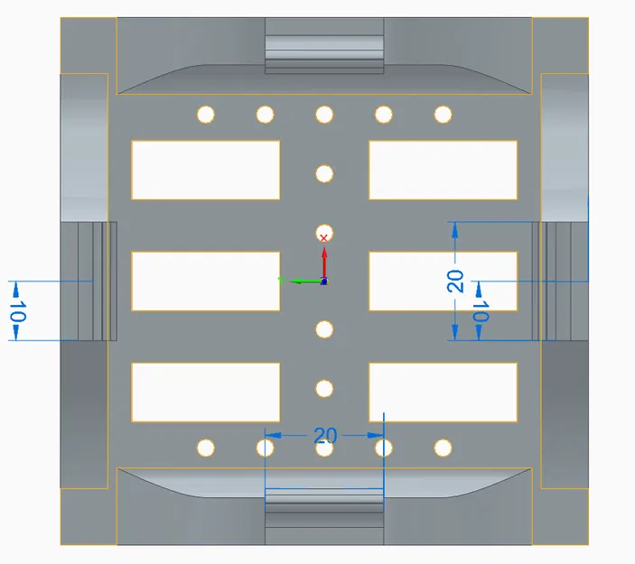 Ngàm gài (Snap Fit) gắn module cho khung drone F450 - Image 2