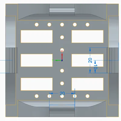Ngàm gài (Snap Fit) gắn module cho khung drone F450