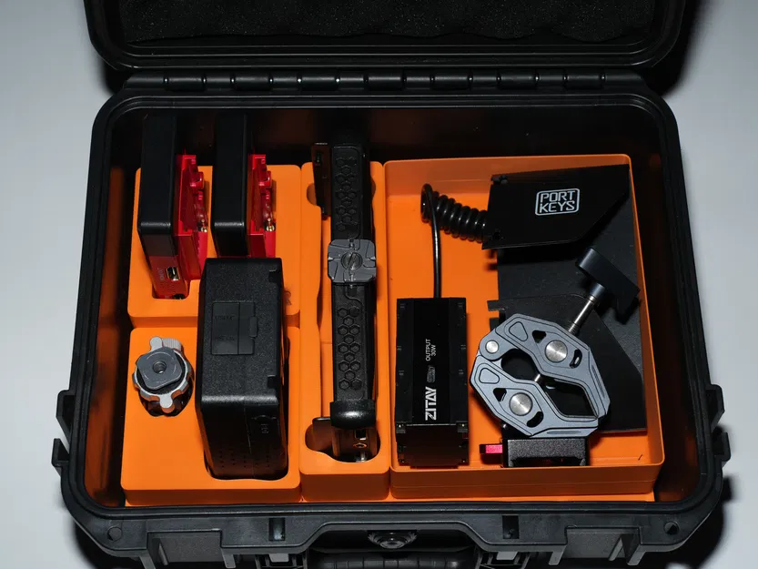 Khay Gridfinity cho monitor Portkeys PT6 - Image 4