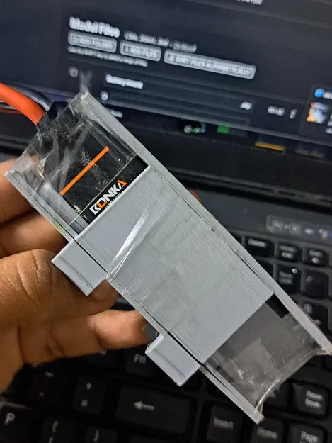 Ngàm gắn pin snap fit (Snap fit Battery mount) - Image 2