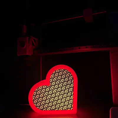 Heart Light – Đèn LED hình trái tim tối giản