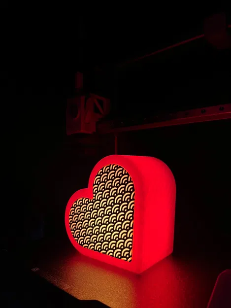 Heart Light – Đèn LED hình trái tim tối giản - Image 2