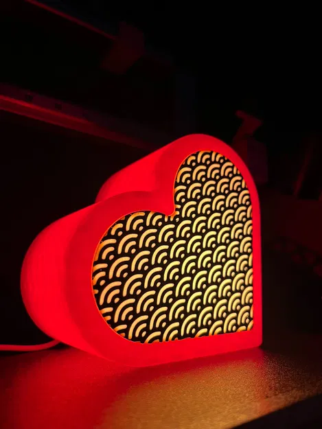 Heart Light – Đèn LED hình trái tim tối giản - Image 3