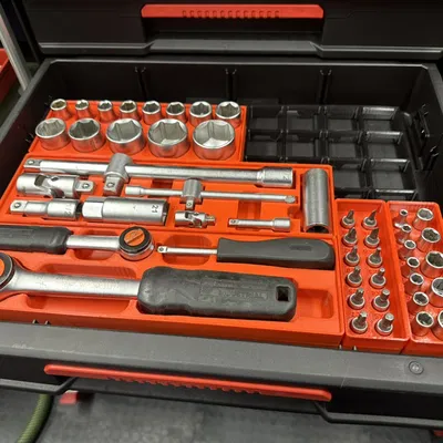 Insert Gridfinity cho bộ tuýp Proxxon (Proxxon Socket Set Gridfinity Inserts)