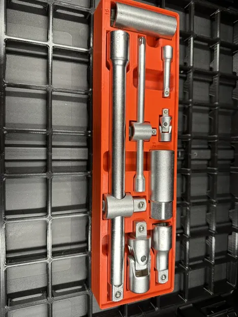 Insert Gridfinity cho bộ tuýp Proxxon (Proxxon Socket Set Gridfinity Inserts) - Image 3