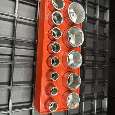 Insert Gridfinity cho bộ tuýp Proxxon (Proxxon Socket Set Gridfinity Inserts)