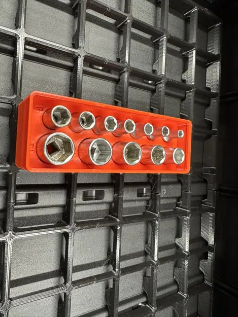 Insert Gridfinity cho bộ tuýp Proxxon (Proxxon Socket Set Gridfinity Inserts) - Image 5