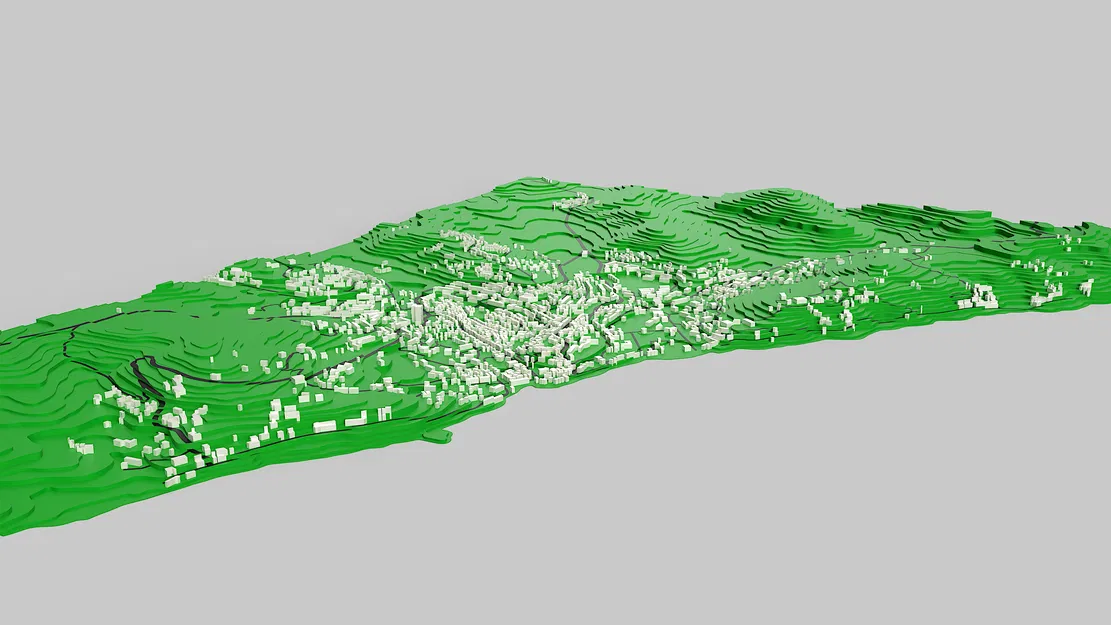Bản đồ địa hình Alushta (Alushta Topographic Map) - Image 4