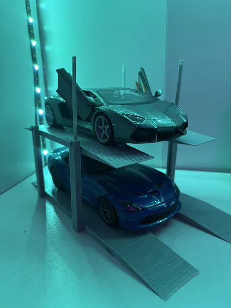 Cầu nâng xe tỉ lệ 1/24 để trưng bày - Image 1