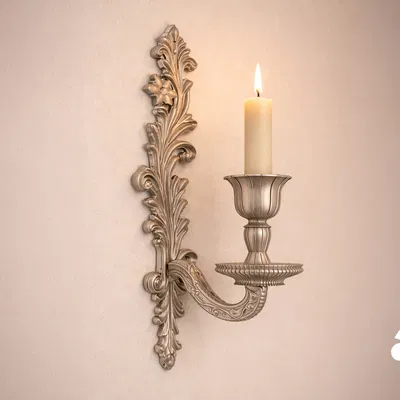 Chân Nến Treo Tường Rococo Cổ Điển (Classic Rococo Wall Candle Holder)