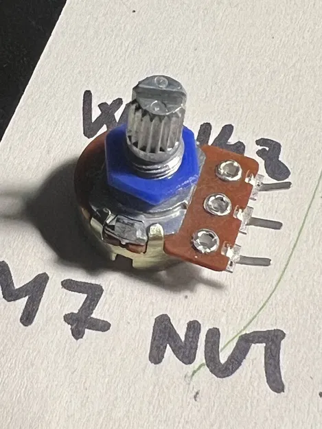 Đai ốc potentiometer WH148 (M7) – WH148 Potentiometer Nut - Image 1