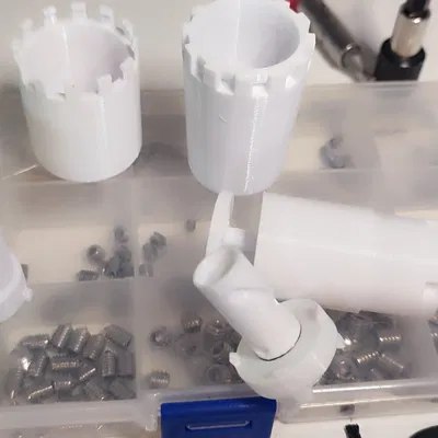 Bộ nhả thuốc (pill dispenser) cho viên codeine cỡ 6 mm