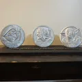 Star Wars Medallion's – Bộ 3 huy chương (Yoda, Darth Vader, Obi-Wan) bản replica - Thumbnail 1