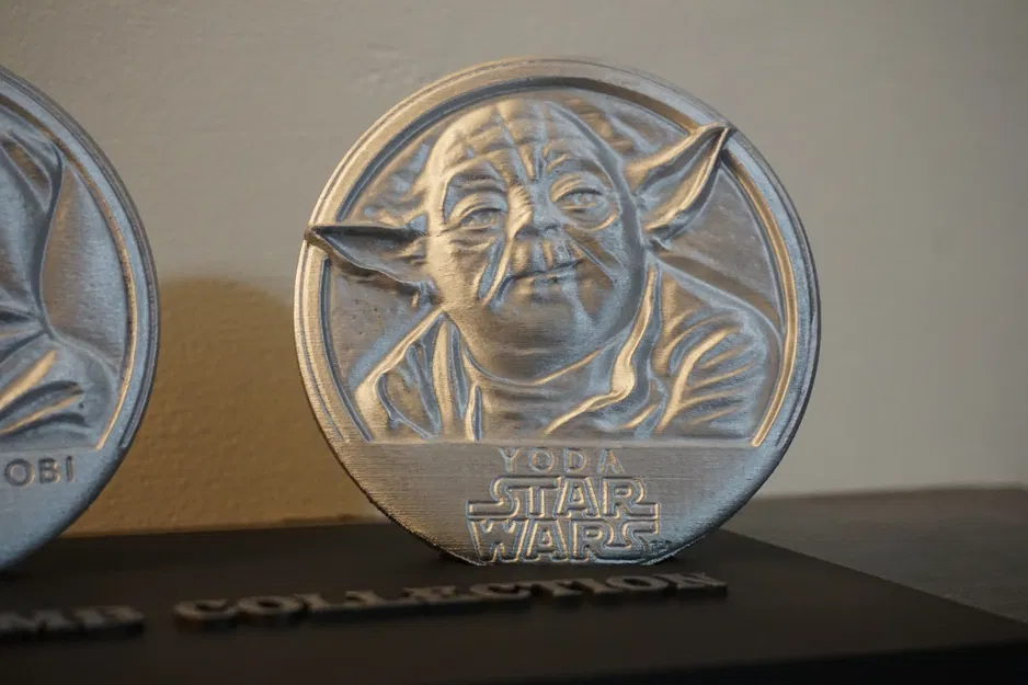 Star Wars Medallion's – Bộ 3 huy chương (Yoda, Darth Vader, Obi-Wan) bản replica - Image 3
