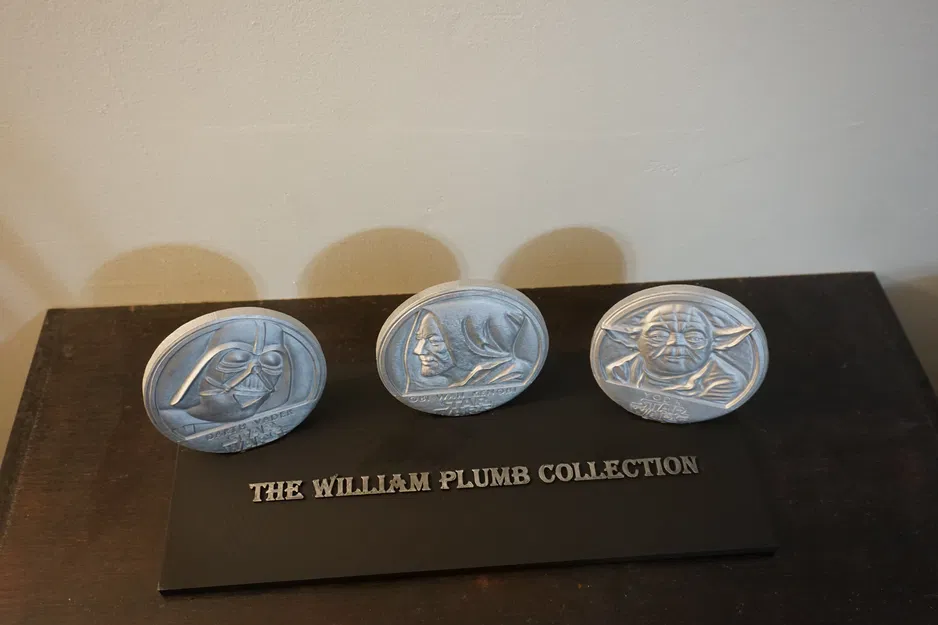 Star Wars Medallion's – Bộ 3 huy chương (Yoda, Darth Vader, Obi-Wan) bản replica - Image 4