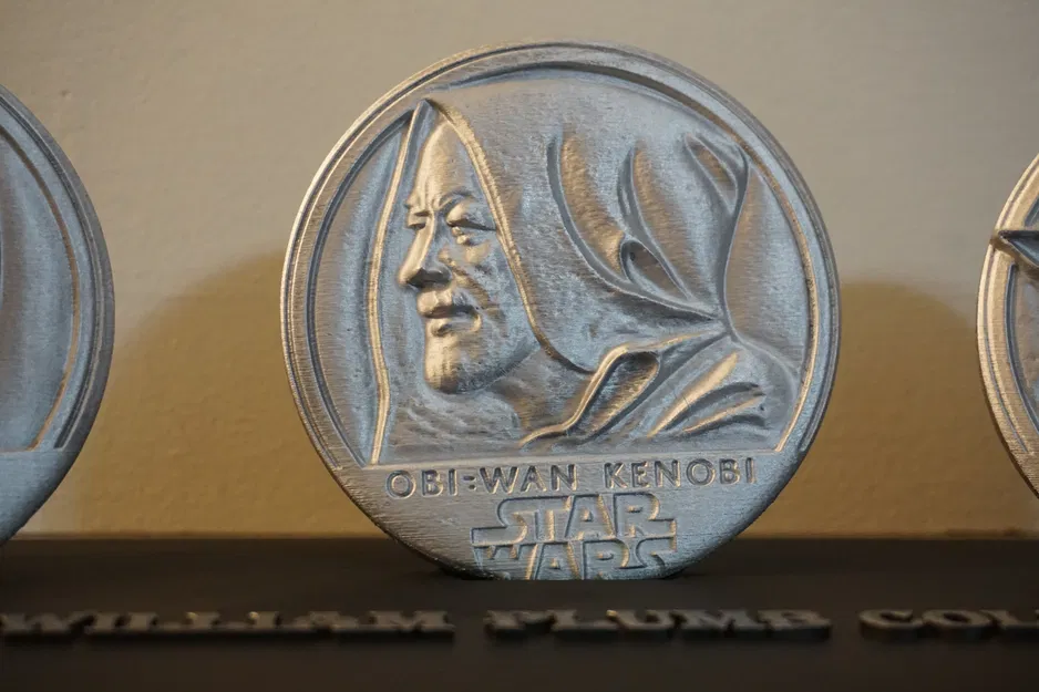 Star Wars Medallion's – Bộ 3 huy chương (Yoda, Darth Vader, Obi-Wan) bản replica - Image 6