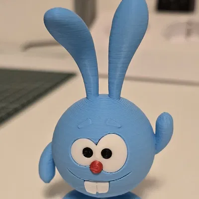 Krash (Krosh) từ KikoRiki (Smeshariki) multi-material đa màu