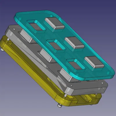 Altoids(tm) macropad – Keypad 6 nút lắp trong hộp Altoids