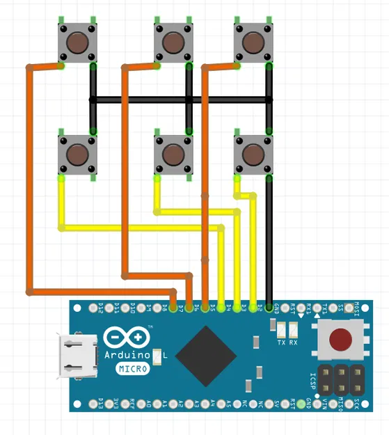 Altoids(tm) macropad – Keypad 6 nút lắp trong hộp Altoids - Image 7