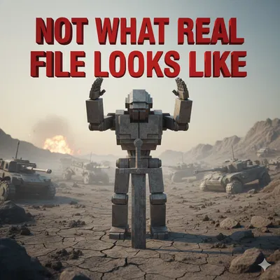 Robot Surrendering Test (thử nghiệm robot đầu hàng)