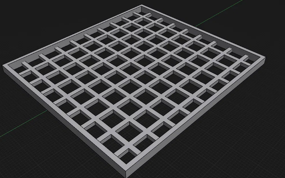 Sửa khay muỗng nĩa 3 5/8in x 3 1/4in (lưới grid) - Image 1