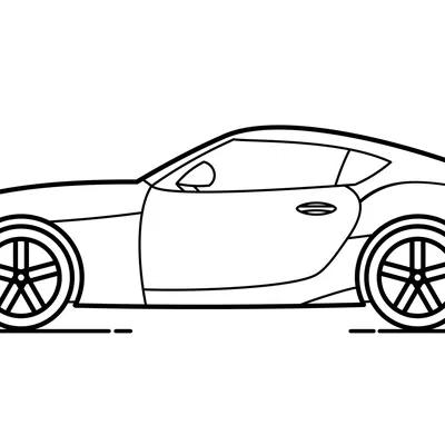 Tranh treo tường silhouette xe hơi