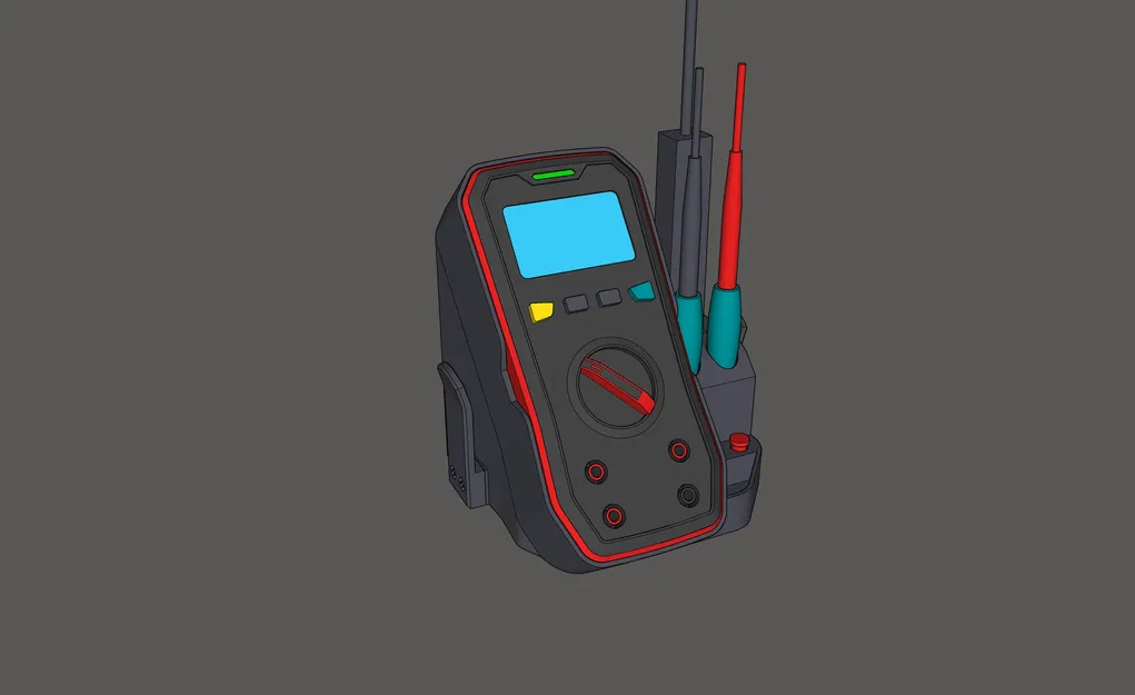 Stand cho Multimeter Uni-T UT60BT (có ngăn kéo & giá giữ phụ kiện) - Image 1