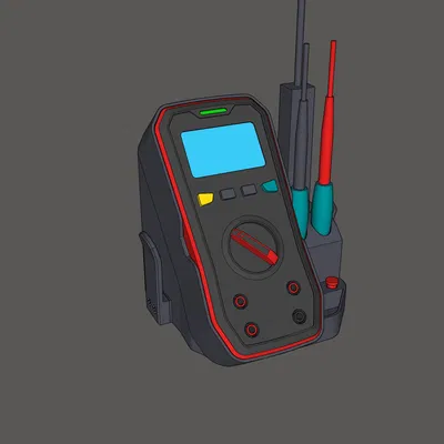 Stand cho Multimeter Uni-T UT60BT (có ngăn kéo & giá giữ phụ kiện)