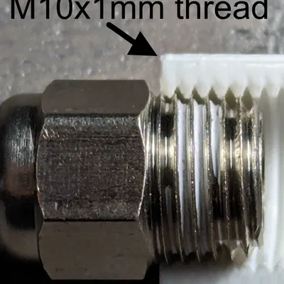 PC4M10 - Lỗ ren côn (tapered) STEP/STL để thiết kế