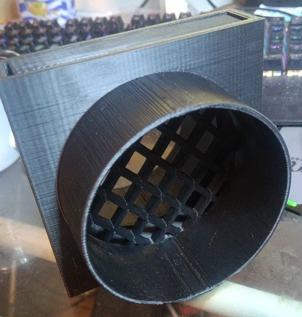 Hộp lọc đầu nối 100mm – Dạng tròn, kèm khay lưới - Image 1