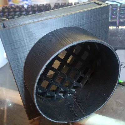 Hộp lọc đầu nối 100mm – Dạng tròn, kèm khay lưới