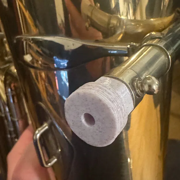 Adapter vệ sinh Tuba ren 1/2 inch (tuba cleaning tool 1/2 thread) - Image 1