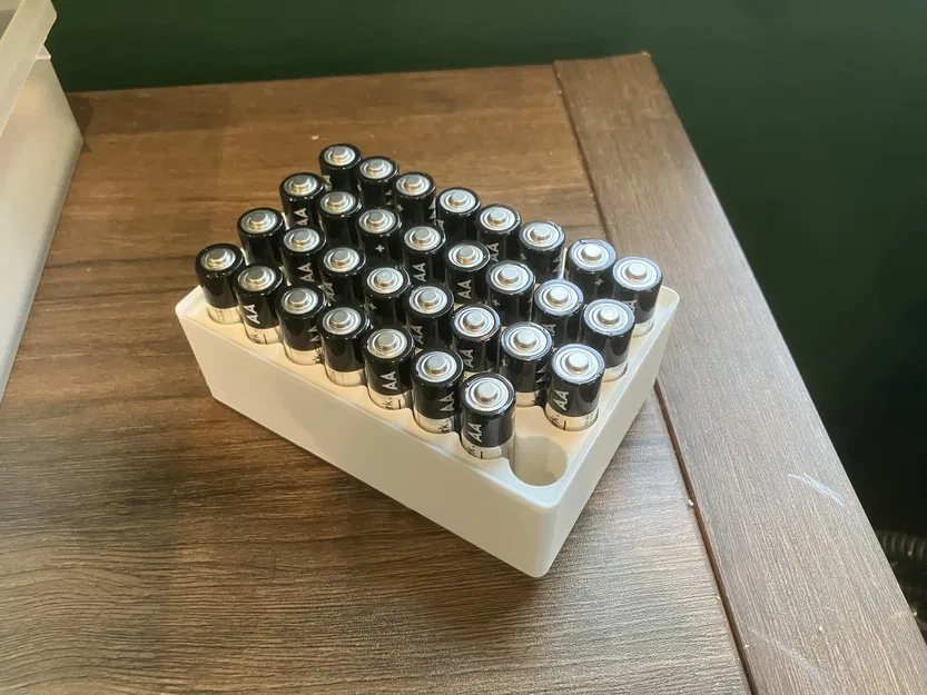 Khay đựng pin AA Gridfinity (Gridfinity AA Battery Holder) - Image 1