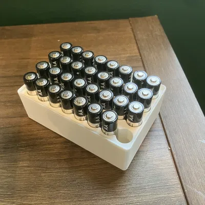 Khay đựng pin AA Gridfinity (Gridfinity AA Battery Holder)