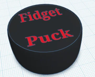 Hockey Puck Fidget (Fidget dạng puck khúc côn cầu) - Image 2