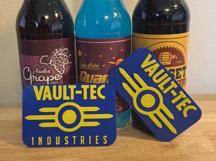 Vault-Tec - Nam châm tủ lạnh (Hot-Swap, đa màu) | Trang trí bảng & tủ | - Image 1