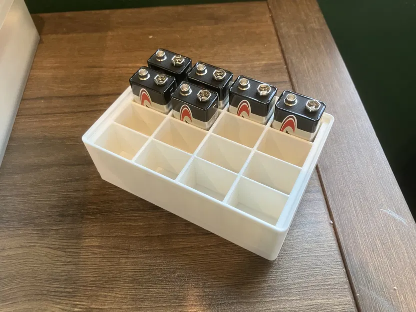 Khay đựng pin 9V Gridfinity - Image 1