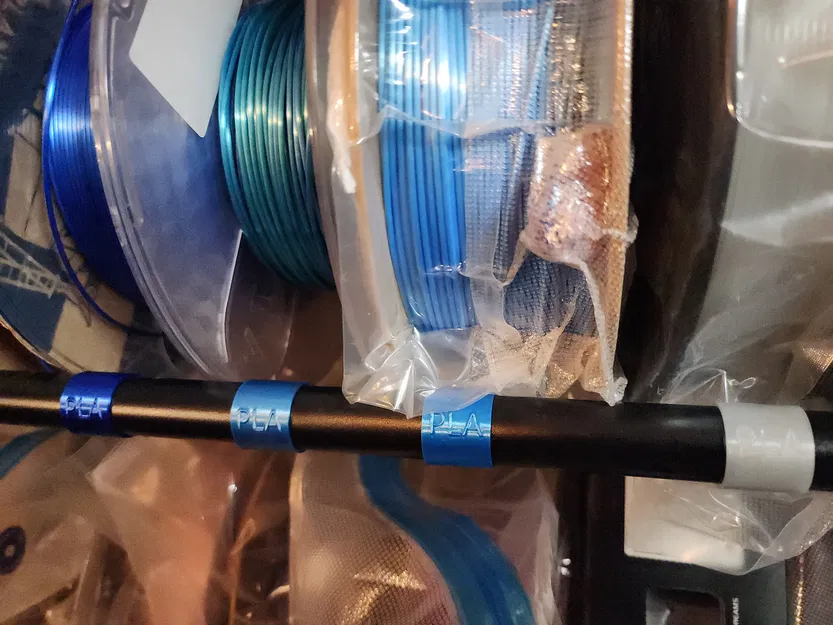 Tag màu cho kệ filament (PETG) – Storage Rack Color tag PETG version - Image 1