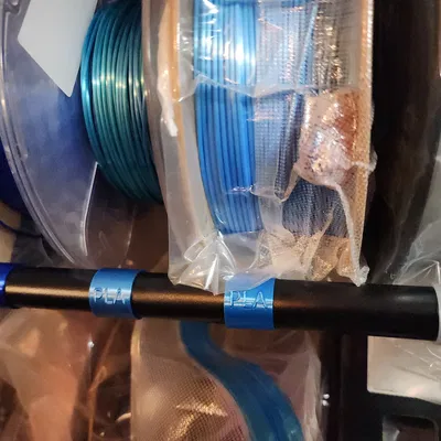 Tag màu cho kệ filament (PETG) – Storage Rack Color tag PETG version