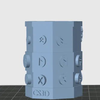 Ống đựng bút để bàn Viking kèm logo Vikings