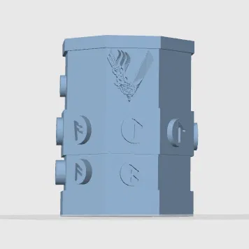 Ống đựng bút để bàn Viking kèm logo Vikings