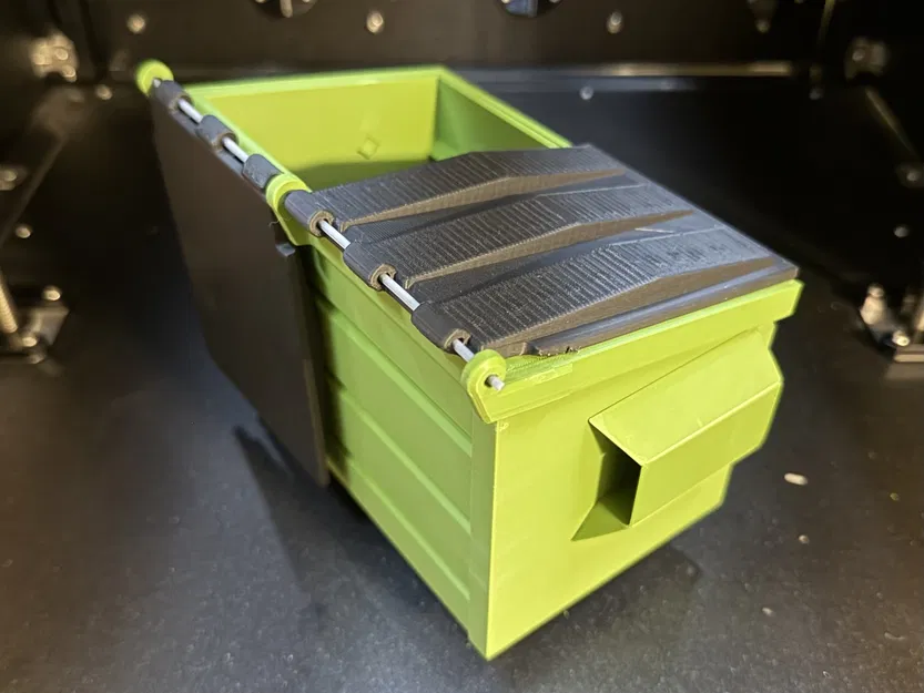 Ye Olde Basic Dumpster - Thùng rác mini in 3D không cần support - Image 2