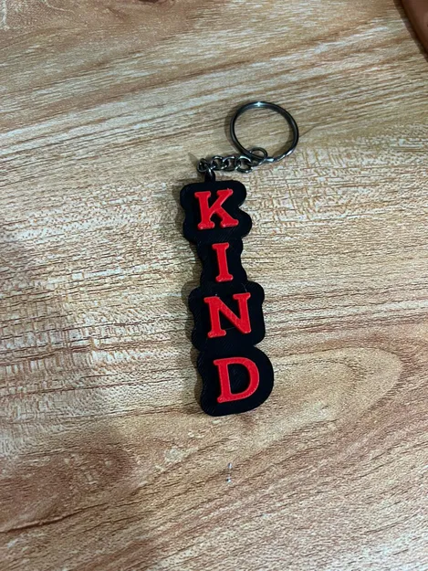 Móc khóa “Kind” cá nhân hóa - Image 1