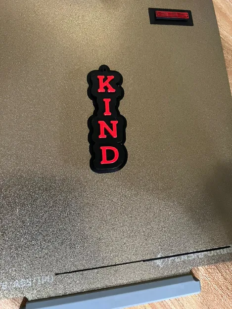 Móc khóa “Kind” cá nhân hóa - Image 2