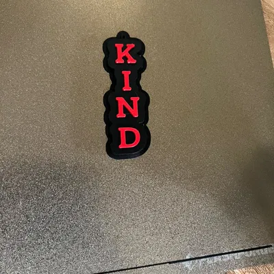 Móc khóa “Kind” cá nhân hóa