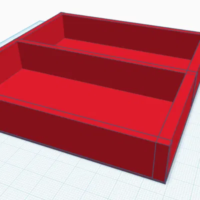 Hộp thả đồ 2 ngăn để bỏ rác, chìa khóa hoặc đồ linh tinh